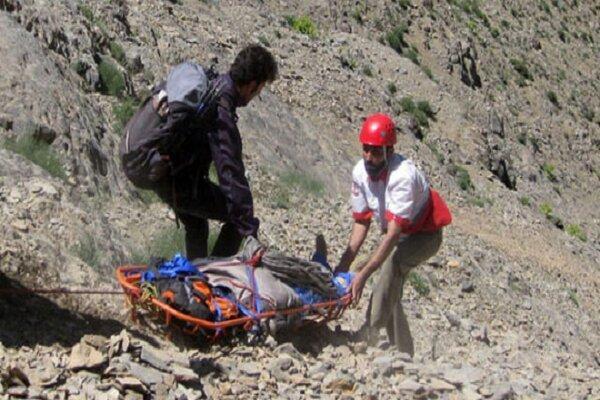 سقوط یک کوهنورد در ارتفاعات ده دشت