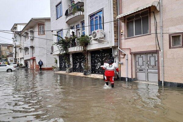 آمادگی 44 پایگاه جمعیت هلال احمر گیلان در پی بارش باران